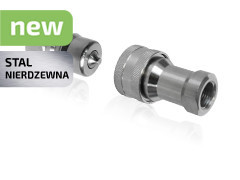 Szybkozłącza hydrauliczne ze stali nierdzewnej